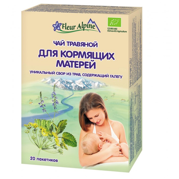 Чай Fleur Alpine Чай для кормящих матерей 1 г х 20 пак.