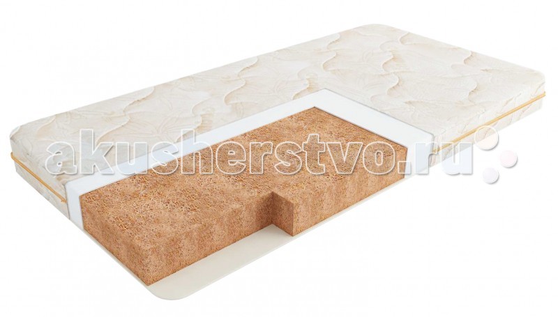 Матрас Ladema Coco LD-04Coco LD-04 Матрас Ladema Coco LD-04Coco LD-04Матрас Ladema Coco LD-04 - матрас создан для здорового сна новорожденных и детей первых лет жизни. Он полностью состоит из слоев натуральной кокосовой койры, обеспечивающей необходимую жесткость матрасу. Чтобы у ребенка процесс формирования правильной осанки прошел успешно и в будущем не появлялись боли в спине, следует выбрать ровный и жесткий матрас для детской кроватки. Кокосовая койра - натуральный жесткий материал, который пропускает воздух, не впитывает запахи, влагу, препятствует размножению постельных клещей, бактерий и микроорганизмов. Стеганый чехол из бамбукового трикотажа можно снимать и стирать. Мягкий трикотаж приятен на ощупь, эластичен и прочен, обладает антибактериальными свойствами. Дышащая сетка 3D Air Space;<br>
