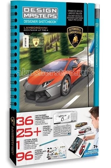 Wooky Design Masters Большой набор LamborghiniDesign Masters Большой набор Lamborghini Wooky Design Masters Большой набор LamborghiniDesign Masters Большой набор LamborghiniWooky DESIGN MASTERS 7032 Большой набор Lamborghini. Wooky Entertainment – это совершенный дизайн и всегда творческий подход. Их кредо – создавать передовые инновационные продукты, исходя из последних мировых тенденций. Wooky Europe является европейским партнером по маркетингу и дистрибуции всех брендов Wooky с офисами в Нидерландах, Великобритании и Германии. Дорогие родители, ваш мальчик большой любитель машин легендарных марок и хочет научиться их рисовать с необычным тюнингом, тогда наш набор DESIGN MASTERS Lamborghini это то, что вам нужно. С его помощью ребенок сможет с легкостью разрабатывать и создавать собственные дизайны тачек. С этим набором ребенку предстоит перенести на черновой эскиз машины различные детали машины с трафаретов, а затем раскрасить их и отдекорировать разнообразными наклейками.Этот набор для творчества обязательно понравится Вашему ребенку! Все необходимое для тюнинга уже входит в комплект: 36 страниц с эскизами более 25 трафаретов иллюстрированные листы с идеями более 96 наклеек 1 карандаш.<br>