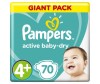 Pampers Подгузники Active Baby Джайнт 4 (9-16 кг) 74 шт.