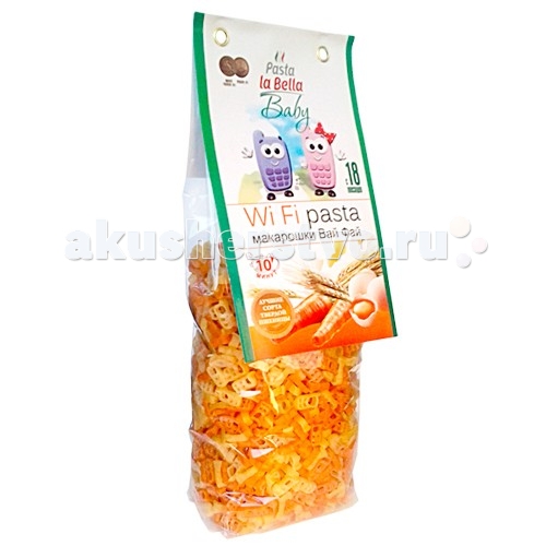 Макароны Pasta la Bella Baby Макароны Вай Фай с 18 мес. 250 г