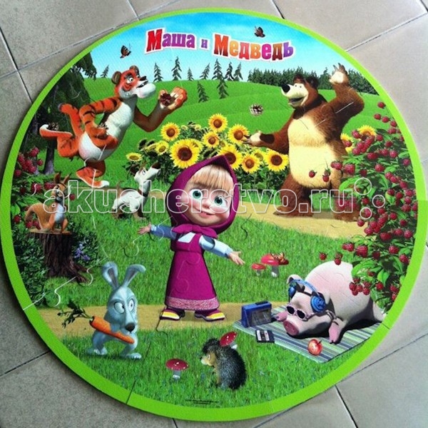 Игровой коврик Играем вместе Пазл Маша и МедведьПазл Маша и Медведь Игровой коврик Играем вместе Пазл Маша и МедведьПазл Маша и МедведьИгровой коврик Играем вместе Пазл Маша и Медведь, 21 сегмент будет интересно собирать любой поклоннице одноименного мультфильма. Пазл очень яркий, все цвета сочные, поэтому он станет украшением любой детской комнаты. Пазл сделан из качественных материалов, безопасных для ребенка, поэтому вы можете не волноваться за здоровье своей крошки!<br>