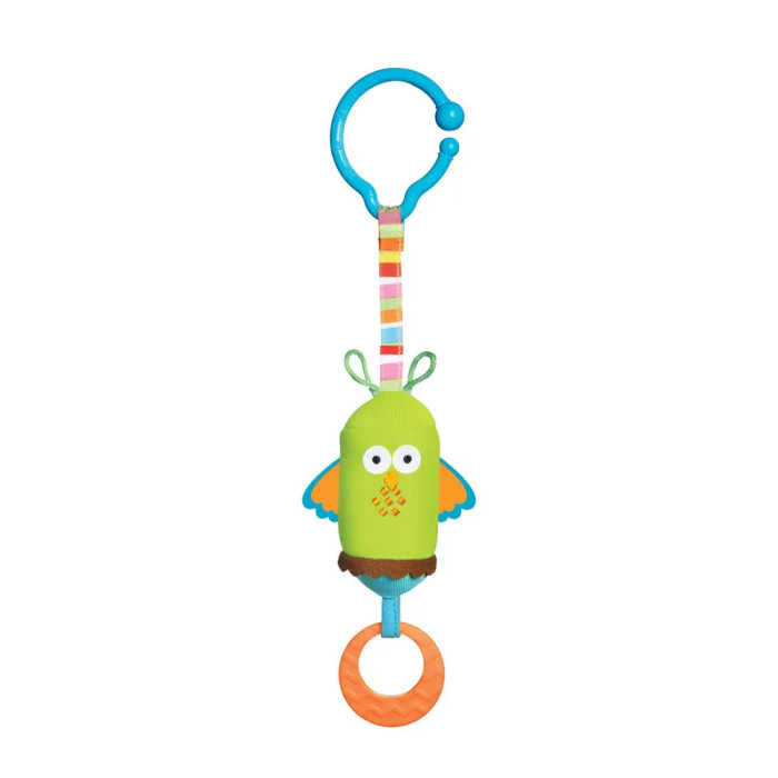 Подвесная игрушка Tiny Love Сова 489Сова 489 Подвесная игрушка Tiny Love Сова 489Сова 489Яркие эмоции с подвеской Сова Игрушка подвеска «Сова» создана специально для развлечения малышей. Подвеска крепится на удобное колечко к кроватке, коляске, музыкальному мобилю, автомобильному креслу. Игрушки для новорожденных дарят массу ярких впечатлений, в сове есть один секрет – колокольчик, а на кончике висит колечко-прорезыватель, если потянуть его и отпустить, то сова весело зазвенит. Сова в виде подвески притягивает взгляд малыша, ребенок будет сначала рассматривать игрушку, затем тянуть ручки, а после весело дергать и отпускать, реагируя на издаваемые звуки. За прорезыватель малыш может дергать как за колечко, или легонько грызть его, облегчая боль при прорезывании зубов. Подвеска от Tiny Love яркая и запоминающаяся, она никогда не надоест ребенку, а только развеселит его и станет любимой игрушкой. Подвесные игрушки и дуги способствуют развитию зрительного восприятия, координации движений, развитие слуха, моторики ручек. Для малышей очень важно разнообразие, поэтому в коллекцию можно приобрести подвеску «Божья коровка» (арт. 482). Игрушка-подвеска предназначена для детей от 0 месяцев. Продукция сертифицирована, экологически безопасна для ребенка, использованные красители не токсичны и гипоаллергенны.<br>