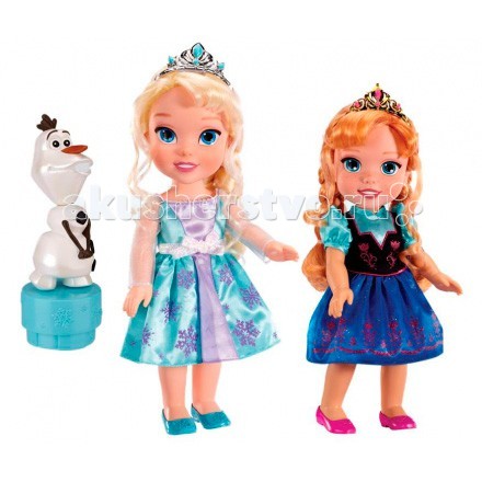 Disney Princess Игровой набор куклы и Олаф Холодное Сердце ПринцессыPrincess Игровой набор куклы и Олаф Холодное Сердце Принцессы Disney Princess Игровой набор куклы и Олаф Холодное Сердце ПринцессыPrincess Игровой набор куклы и Олаф Холодное Сердце ПринцессыИгровой набор 2 куклы и Олаф Холодное Сердце Принцессы Куколки Disney Princess одеты в красивые шелковые платья с вышитыми рисунками и диадемы – как и положено настоящим принцессам! Волосы Анны и Эльзы заплетены в косички, их можно расчесывать у куколок двигаются ручки, ножки и голова. Фигурка Олафа – на специальной подставке, при нажатии на которую снеговик забавно качает головой. В комплекте: куклы Анна и Эльза Фигурка Олафа Из волос кукол можно сооружать прически. Снеговик забавно качает головой.<br>