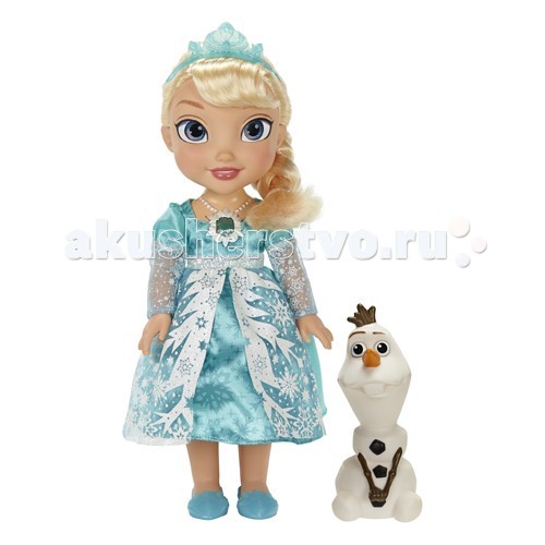 Disney Princess Эльза Холодное Сердце Принцессы ДиснейPrincess Эльза Холодное Сердце Принцессы Дисней Disney Princess Эльза Холодное Сердце Принцессы ДиснейPrincess Эльза Холодное Сердце Принцессы ДиснейКукла Эльза Холодное Сердце Принцессы Дисней функциональная Очаровательная малышка принцесса Эльза - яркий выбор для девочки. Дотроньтесь до волшебного амулеты принцессы Эльзы и она споет песню из мультфильма «Холодное Сердце». Платье маленькой принцессы очень красивое и «зимнее», с множеством блестящих «бриллиантов», на голове у нее красивая диадема. Куколка Disney Princess не одна – с ней ее друг, забавный снеговик Олаф. В комплекте: поющая кукла Эльза Снеговик Олаф Кукла поет песню из мультфильма (на разных языках) Чтобы услышать песню, нажмите на амулет куколки Высота куклы: 30 см Высота Олафа: около 15 см Для работы необходимо 3 ААА батарейки<br>