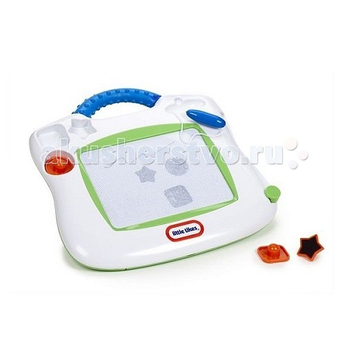 Little Tikes Планшет магнитный для рисования двустороннийПланшет магнитный для рисования двусторонний Little Tikes Планшет магнитный для рисования двустороннийПланшет магнитный для рисования двустороннийИгрушка Планшет магнитный для рисования двусторонний Юные художники смогут стирать с магнитной стороны чертежной доски или отрабатывать навыки письма на грифельной стороне. Легко взять в дорогу, и часы увлекательного рисования и письма гарантированы!<br>