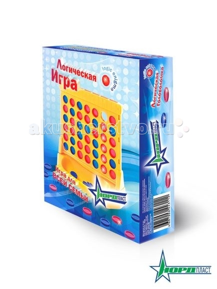 Нордпласт Логическая игра-головоломкаЛогическая игра-головоломка Нордпласт Логическая игра-головоломкаЛогическая игра-головоломкаПринцип игры аналогичен знаменитым «крестикам-ноликам». В комплект игры входит: игровое поле и игровые фишки двух цветов . Предназначена для развития логического мышления, мелкой моторики, тактильных ощущений, выработки скорости мышления, подбора правильности действий. Привлекает яркостью цвета. Форма удобна и безопасна для малыша. Изготовлена игрушка из высококачественных и безопасных материалов, поэтому подойдет для игры самых маленьких.<br>