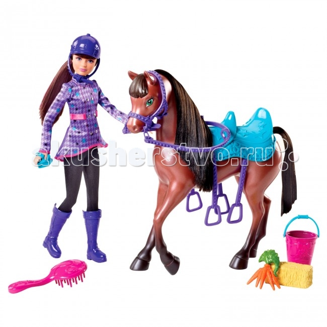 Barbie Игровой набор Барби и сестры в сказке о пони от Акушерство Barbie Игровой набор Барби и сестры в сказке о пони от Акушерство