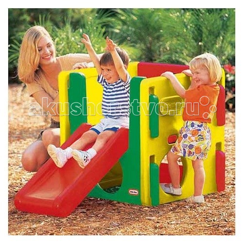 Горка Little Tikes Мульти 4139Мульти 4139 Горка Little Tikes Мульти 4139Мульти 4139Игровой центр с горкой Little Tikes разработан для детей от 18 месяцев. Комплекс не очень высокий, компактный, что позволяет использовать его не только на даче, но и дома. Оснащен горкой и отверстиями, через которые можно пробираться внутрь. Конструкция очень прочная, не содержит острых углов, выполнена из высококачественного пластика. Максимальный вес ребенка: 23 кг Размер в собранном виде: 76 х 128 х 76 см<br>