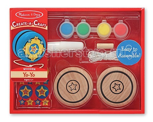 Melissa & Doug Разукрась Йо-йоРазукрась Йо-йо Melissa & Doug Разукрась Йо-йоРазукрась Йо-йоMelissa & Doug Разукрась Йо-йо - набор для творчества содержит все необходимое для создания своего оригинального йо-йо. В наборе деревянное йо-йо, краски, наклейки, веревка. Раскрась и создай свою любимую игрушку своими руками.<br>