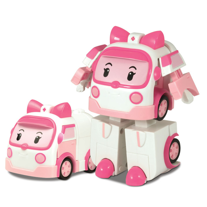Robocar Poli Машинка скорой помощи Эмбер трансформер 10 смМашинка скорой помощи Эмбер трансформер 10 см Robocar Poli Машинка скорой помощи Эмбер трансформер 10 смМашинка скорой помощи Эмбер трансформер 10 смКрасотка Эмбер, один из любимых персонажей нового и интересного мультфильма Robocar Poli, рассказывающего о жителях придуманного города Брумстаун. Эмбер очень добрая и готова в любую минуту оказать медицинскую помощь попавшему в беду жителю города! Сюжетно-ролевые игры с использованием машинок-трансформеров от компании Silverlit способствуют развитию воображения и пространственного мышления, мелкой моторики рук вашего ребенка, формируют грамотную речь. Все главные герои мультсериала - это одна, едина и дружная команда спасателей, других жителей города, представленных создателями мультика в образе забавных игрушечных машинок. Когда игрушка находится в состоянии робота, то у неё можно двигать конечности. Наиболее интересный персонаж мультфильма, который вызывает у детей интерес и положительные эмоции – это скорая помощь, машинка в образе красотки Эмбер. Создатели игрушек – трансформеров сумели воссоздать точную копию любимого персонажа, скорую помощь трансформер Эмбер. Теперь любимая игрушка скорая помощь легко в ручном режиме превращается в очаровательную красотку, девочку Эмбер, совершенно меняя свой облик. Размер упаковки: 12,7х14х17,1см Вес: 0,275 кг.<br>