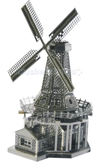 Конструктор Tucool Мини 3D паззл из металла Ветряная мельницаМини 3D паззл из металла Ветряная мельница Конструктор Tucool Мини 3D паззл из металла Ветряная мельницаМини 3D паззл из металла Ветряная мельницаСборная модель из металла Tucool Ветряная мельница привлечет внимание не только ребенка, но и взрослого и позволит своими руками создать уменьшенную копию настоящей ветряной мельницы. Моделистов приятно удивит уровень деталировки модели! Все детали соединяются с помощью усиков, которые вставляются в соответствующие прорези. Собранная модель станет красивым дополнением к вашему домашнему интерьеру или оригинальным подарком для друзей и близких! Сборные модели развивают интеллектуальные и инструментальные способности, воображение и конструктивное мышление. Прививают практические навыки работы со схемами и чертежами. Материал: металл. Размеры (в собранном виде) ДхШхВ: 5.5х4.5х9 см<br>
