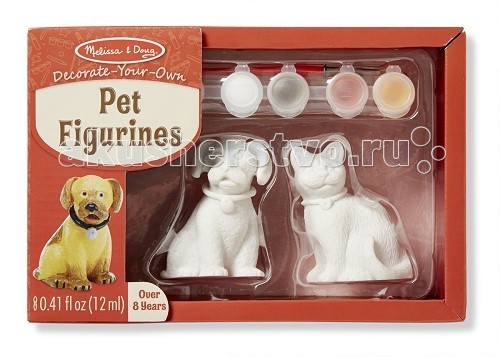 Melissa & Doug Набор разукрась фигурки - животныеНабор разукрась фигурки - животные Melissa & Doug Набор разукрась фигурки - животныеНабор разукрась фигурки - животныеMelissa & Doug Набор разукрась фигурки - животные - включает две готовые твердые смоляные фигурки, 6 баночек нетоксичных красок и кисть, которую легко очищать. Компания Melissa & Doug придерживается самых высоких стандартов качества и безопасности детских образовательных продуктов для детей. Melissa & Doug - это один из ведущих брендов деревянных игрушек, используемые компанией покрытия и красители нетоксичны.<br>