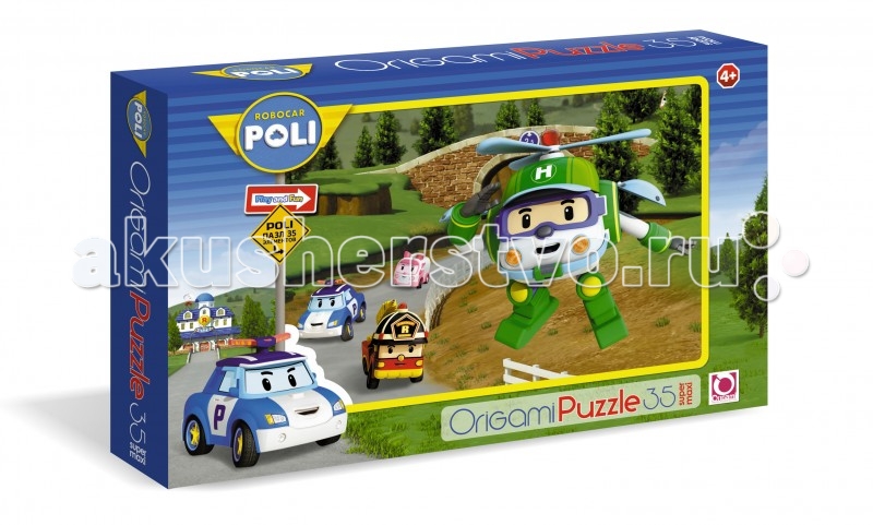 Robocar Poli Пазл 00267Пазл 00267 Robocar Poli Пазл 00267Пазл 00267Robocar Poli Пазл 00267 Собирать картинку пазла с Робокаром Поли и его друзьями, героями одноименного мультсериала, будет совсем не трудно даже маленьким детям, ведь все детали крупные, поэтому даже в 35 деталях они не запутаются. Готовую картинку можно склеить, поставить в рамку и украсить ей комнату или же подарить друзьям или близким.<br>
