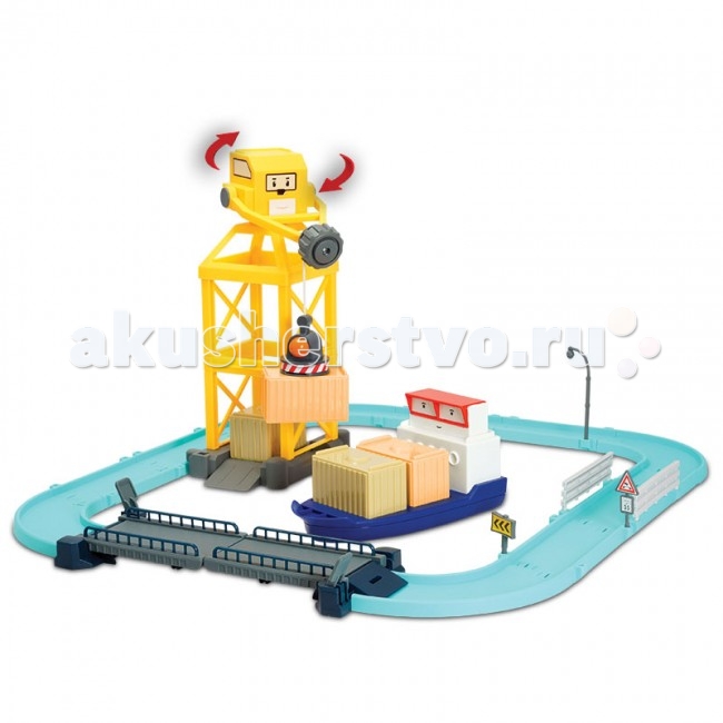Robocar Poli Порт с разводным мостомПорт с разводным мостом Robocar Poli Порт с разводным мостомПорт с разводным мостомRobocar Poli Набор Порт с разводным мостом с металлической фигуркой Терри 12 см в комплекте - это компактный переносной игровой набор по мотивам мультсериала Поли Робокар. Добрые и заботливые машинки Роди и Тери помогут перевезти груз. Сюжетно-ролевые игры с использованием игровых наборов от компании Silverlit способствуют развитию воображения и пространственного мышления, мелкой моторики рук вашего ребенка, формируют грамотную речь. Особенности: Машинки Роди и Тери двигаются по дорожкам и подвозят груз, далее грузовой кран поднимает груз на корабль, а выходя из порта, разводиться мост и корабль следует в пункт назначения. Игрушка выполнена из высококачественного пластика. Детали и края аккуратно обработаны. На основе специальных тестов товарам присваивается значок CE, широко известный всем покупателям знак качества товара соответственно европейским стандартам.<br>