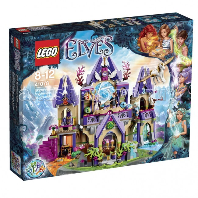 Конструктор Lego Elves Воздушный замок СкайрыElves Воздушный замок Скайры Конструктор Lego Elves Воздушный замок СкайрыElves Воздушный замок СкайрыКонструктор Lego Elves Воздушный замок Скайры - красочный, интересный и захватывающий набор, от которого ребенок придет просто в восторг! Собрав всего его элементы, можно будет воссоздать сюжет, где повествуется о последнем путешествии Эмили Джонс по удивительной стране эльфов. Девушка и ее новые друзья нашли все четыре ключа. Осталось лишь активировать портал и вернуться в бабушкин сад! Но путь к цели преграждают опасные ловушки, преодолеть которые под силу далеко не каждому. Сначала Фаррану предстоит расчистить вход. Он управляет стихий земли и сможет заставить вековые корни уйти с дороги путников. Далее героям придется преодолеть огненную реку. Здесь им понадобятся способности пламенной Азари. Удастся ли Эйре добиться расположения гордого пегаса? Один поклон — и путь свободен! Разработчики Lego 41078 Небесный замок Скайры не упустили ни одну деталь. В наборе поклонницы фантастической истории отыщут фигурки всех персонажей, включая суровую хранительницу портала в мир людей. Эмили сможет растопить сердце прекрасной повелительницы, обретя в ее лице не только верного друга, но и родственницу. Разгадка таинственного кулона на шее девушки близка. Именно в этих стенах ей предстоит узнать об истинной природе своей бабушки. В жилах Эмили струится эльфийская кровь! Она — хранитель портала между мирами!<br>