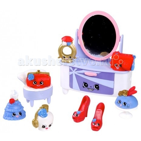 Shopkins Игровой набор Модные трендыИгровой набор Модные тренды Shopkins Игровой набор Модные трендыИгровой набор Модные трендыMoose Shopkins Игровой набор Модные тренды - восхитительный набор, специально разработанный для девочек от 5 лет, приятно удивит и, несомненно, обрадует юную поклонницу Шопкинсов. Каждая деталь набора, выполненная из качественной нетоксичной и безопасной пластмассы, аккуратно проработана. Яркий неповторимый дизайн и забавные милые герои Шопкинс в комплекте обеспечат увлекательный игровой процесс, который способствует совершенствованию воображения и мелкой моторики. Shopkins – милые и нежные коллекционные игрушки для девочек, изображающие ожившие продукты: овощи, фрукты, соусы, сладости и т.п. У каждого из персонажей своя мордочка с яркими глазами и улыбкой. Всего в первой серии вышло около 150 шопкинсов, которые обязательно понравятся всем девочкам.<br>