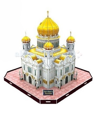 Конструктор CubicFun 3D пазл Храм Христа Спасителя Россия3D пазл Храм Христа Спасителя Россия Конструктор CubicFun 3D пазл Храм Христа Спасителя Россия3D пазл Храм Христа Спасителя РоссияCubic Fun Храм Христа Спасителя Россия - позволяет собрать трёхмерную модель этого шедевра архитектуры. Модель собирается из 103 деталей. Храм Христа Спасителя, без сомнения является одной из жемчужин архитектурного ансамбля Москвы, воссозданного в 1997 году. Этот Храм был построен на деньги, собранные простыми людьми в память о войнах, отдавших свои жизни во время Отечественной войны 1812 года и Заграничных походах русской армии. 3D-модель этого сооружения украсит любую комнату, кабинет или учебный класс. Уровень сложности набора 5 единиц из 6 возможных, предполагаемое время сборки не должно превысить 2,5 часов.<br>