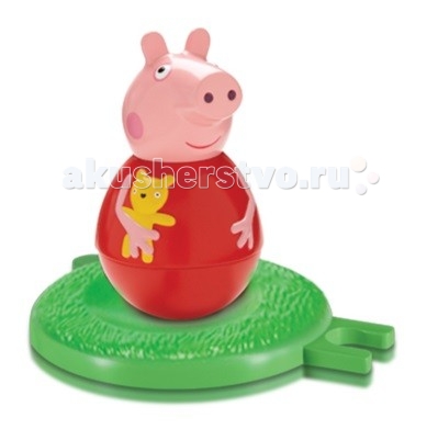 Peppa Pig Фигурка-неваляшка Свинка ПеппаФигурка-неваляшка Свинка Пеппа Peppa Pig Фигурка-неваляшка Свинка ПеппаФигурка-неваляшка Свинка ПеппаPeppa Pig Фигурка-неваляшка Свинка Пеппа станет замечательным подарком для малышки. Особенности: Покрутите фигурку на столе или полу, и она «затанцует», закрутится, закачается в разные стороны и даже не подумает упасть. Задорная игра с неваляшкой развивает у детей координацию движений, тренирует цветовосприятие и мышление. Соберите коллекцию неваляшек в виде любимых героев мультфильма «Свинка Пеппа» и устраивайте веселые игры с малютками! В наборе «Бабушка Пеппы» ТМ «Свинка Пеппа»: фигурка-неваляшка в виде бабушки размером 11х6,5 см с выпуклыми ручками. Игрушки выполнены из пластика и пластизоля. Товар сертифицирован и безопасен для детского использования. В наборе: фигурка-неваляшка с выпуклыми ручками размером 7,8 х 4,5 см игровое поле диаметром 8 см, соединяющееся с игровыми полями из других наборов по типу пазлов<br>