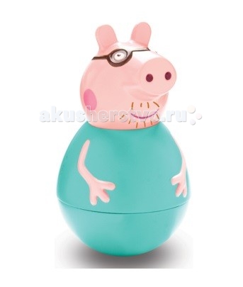 Peppa Pig Фигурка-неваляшка Папа СвинФигурка-неваляшка Папа Свин Peppa Pig Фигурка-неваляшка Папа СвинФигурка-неваляшка Папа СвинPeppa Pig Фигурка-неваляшка Папа Свин станет замечательным подарком для малышки. Особенности: Покрутите фигурку на столе или полу, и она «затанцует», закрутится, закачается в разные стороны и даже не подумает упасть. Задорная игра с неваляшкой развивает у детей координацию движений, тренирует цветовосприятие и мышление. Соберите коллекцию неваляшек в виде любимых героев мультфильма «Свинка Пеппа» и устраивайте веселые игры с малютками! В наборе «Бабушка Пеппы» ТМ «Свинка Пеппа»: фигурка-неваляшка в виде бабушки размером 11х6,5 см с выпуклыми ручками. Игрушки выполнены из пластика и пластизоля. Товар сертифицирован и безопасен для детского использования. В наборе: фигурка-неваляшка 13,6 х 8 см с выпуклыми ручками.<br>