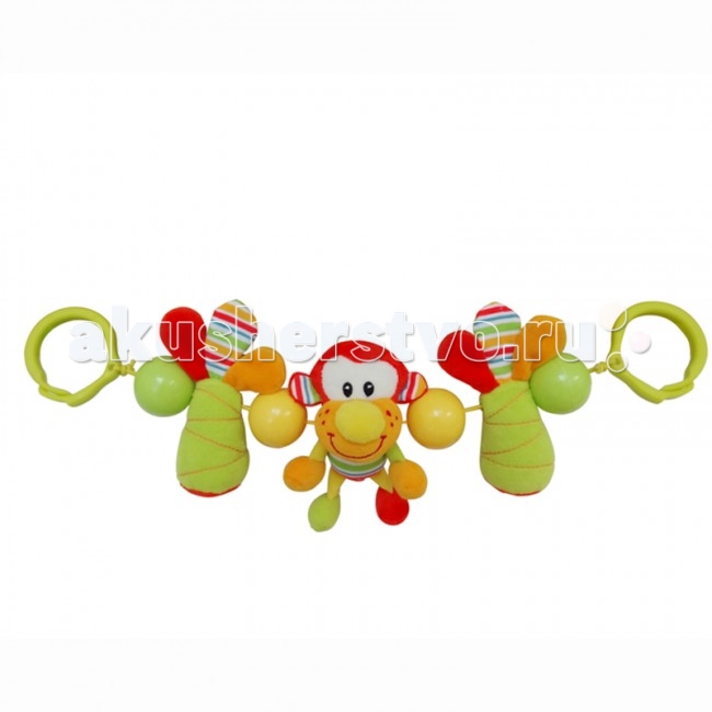 I-Baby Растяжка на коляску ОбезьянаРастяжка на коляску Обезьяна I-Baby Растяжка на коляску ОбезьянаРастяжка на коляску ОбезьянаI-BABY Развивающая игрушка растяжка на коляску Обезьяна Характеристики: Подвеска-растяжка на коляску С мягкими игрушками Две игрушки-пищалки Игрушка-погремушка Игрушка выполнена из высококачественных материалов Размер: 50 см<br>