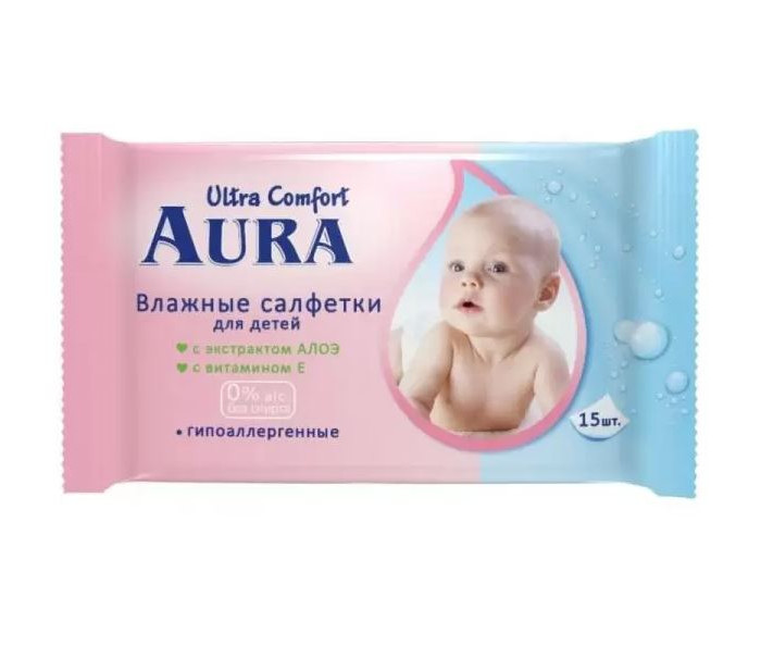 Aura Ultra Comfort Влажные салфетки для детей Алое+Витамины 15 шт.Ultra Comfort Влажные салфетки для детей Алое+Витамины 15 шт. Aura Ultra Comfort Влажные салфетки для детей Алое+Витамины 15 шт.Ultra Comfort Влажные салфетки для детей Алое+Витамины 15 шт.Влажные салфетки детские Aura Ultra Comfort - незаменимые помощники для родителей. Разработаны с учетом важных потребностей младенцев. Созданы из натурального и очень мягкого компонента. В состав вошли природные вещества: вытяжка из алоэ, витамин Е. Обладают бесценным ранозаживляющим и бактерицидным эффектом. Экономичная и очень практичная упаковка позволяет использовать салфетки вне дома: в дороге, гостях, поликлинике, на детской площадке. Состав: деминерализованная жидкость; эмульгейд СМ; пропиленгликоль; консерванты; кокамидопропилбетаин; лауриловый эфир; лимонная кислота; ППГ1; ПЭГ9; аллантоин; витамин Е; ЭДТА; ароматизированная композиция<br>
