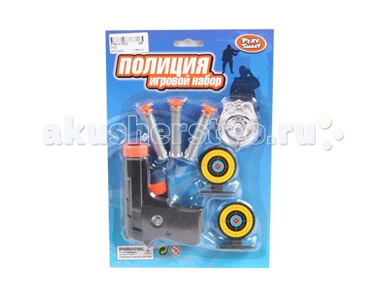 Play Smart Полиция пистолет с присосками Р41224