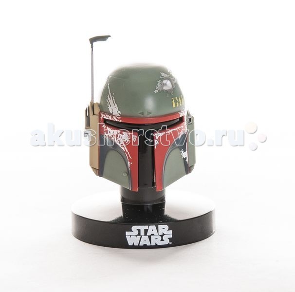 Star Wars Bandai Звездные Войны Шлем на подставке Боба Фетт 6,5 смBandai Звездные Войны Шлем на подставке Боба Фетт 6,5 см Star Wars Bandai Звездные Войны Шлем на подставке Боба Фетт 6,5 смBandai Звездные Войны Шлем на подставке Боба Фетт 6,5 смStar Wars Bandai Звездные Войны Шлем на подставке Боба Фетт 6,5 см - уменьшенная копия шлема Бобы Фетта на подставке. Как известно, зрители, смотревшие оригинальную трилогию, не могли видеть лица Бобы - они видели только этот самый шлем, но это не помешало молчаливому охотнику за головами стать едва ли не популярнее главных персонажей саги. Быть может, здесь есть какая-то связь? Как и вся продукция фирмы Bandai, модель шлема Боба Фетт выполнена из высококачественных материалов, лицензирована фирмами правообладателями, характеризуется традиционно высоким качеством исполнения и аутентичным внешним видом.<br>