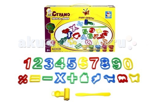 1 Toy Студио Набор теста для лепки Учим цифры 5 цветовСтудио Набор теста для лепки Учим цифры 5 цветов 1 Toy Студио Набор теста для лепки Учим цифры 5 цветовСтудио Набор теста для лепки Учим цифры 5 цветов1 Toy Студио Набор теста для лепки Учим цифры 5 цветов с трафаретами - уникальный продукт для раннего детского творчества. Особенности: Производится из натуральных компонентов с добавлением пищевых красителей, безопасных для ребёнка, поэтому, если малыш случайно проглотит кусочек теста во время игры, это не причинит вреда его организму. Необычная и интересная игрушка. При помощи формочек, прессов, входящих в набор, можно создать куличики различных видов. В набор также включены аксессуары, что делает игру еще более увлекательной!<br>