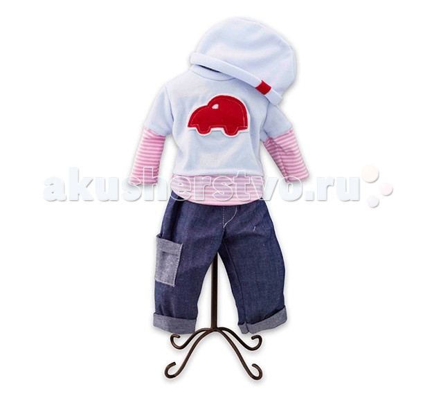 Loko Toys Одежда для куклы мальчика Baby PinkОдежда для куклы мальчика Baby Pink Loko Toys Одежда для куклы мальчика Baby PinkОдежда для куклы мальчика Baby PinkВсе девочки очень любят переодевать своих кукол, создавая новые образы, а с таким набором одежды образы можно менять хоть каждый день. Набор одежды станет прекрасным сюрпризом, который обрадует любую девочку и сделает ее куклу самой красивой! Одежда выполнена из высококачественного текстиля, гипоаллергенного и полностью безопасного для здоровья ребенка. Комплектность: 1 комплект одежды для куклы Изготовлено из: Текстиль<br>
