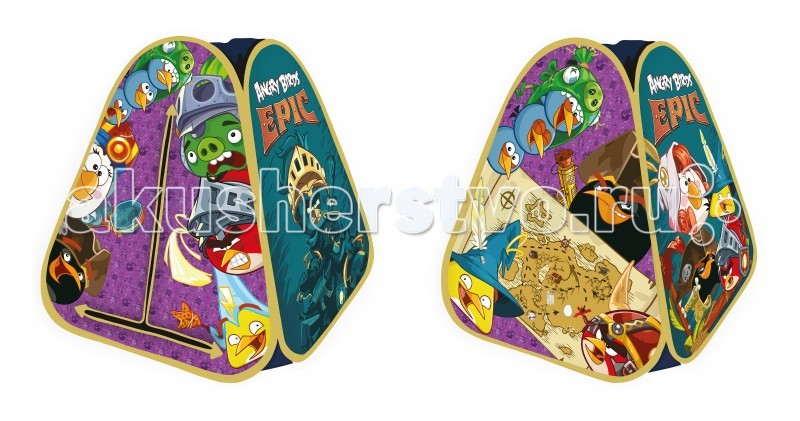 1 Toy Angry Birds Epic детская игровая палатка в сумкеAngry Birds Epic детская игровая палатка в сумке 1 Toy Angry Birds Epic детская игровая палатка в сумкеAngry Birds Epic детская игровая палатка в сумке1 Toy Angry Birds Epic детская игровая палатка в сумке. Отлично подойдет для детских садов и развивающих центров. А также незаменим для игр двух и более детей дома, на дачном участке и во дворе вашего дома. Палатка имеет круглый вход с откидывающимся пологом, очень быстро складывается и раскладывается и занимает мало места при хранении (в комплект входит сумка на молнии). Для детей от 1 года (дети до 3 лет играют строго под присмотром взрослых!) Сделана из безопасного влагостойкого материала. Имеет яркий и интересный внешний вид.<br>