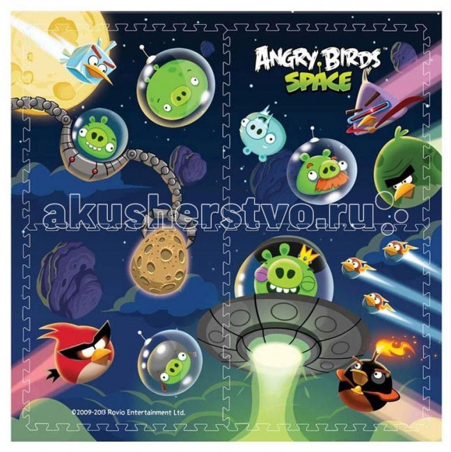 Игровой коврик 1 Toy Angry Birds Space коврик-пазлAngry Birds Space коврик-пазл Игровой коврик 1 Toy Angry Birds Space коврик-пазлAngry Birds Space коврик-пазлИгровой коврик 1 Toy Angry Birds Space коврик-пазл с хорошо знакомыми героями из игры выполнен в дизайне Спейс. Во-первых, этот замечательный коврик можно использовать для игр на полу. Он изготовлен из EVA, экологически безопасен и его легко чистить. Во-вторых, - это пазл, который состоит из 9 элементов, в итоге складывающиеся в красивую картинку.<br>