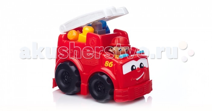 Mega Bloks Mattel First Builders Пожарная машина ФреддиMattel First Builders Пожарная машина Фредди Mega Bloks Mattel First Builders Пожарная машина ФреддиMattel First Builders Пожарная машина ФреддиВаш маленький пожарный достигнет новых высот благодаря пожарному грузовику Фредди от Mega Bloks First Builders. Можно отправиться на место происшествия и поднять лестницу пожарной машины, чтобы снять котенка с дерева или потушить горящие здания. Внутри пожарного грузовика есть место для шести входящих в комплект блоков First Builders. Их можно использовать для построения высоких башен, мостов или зданий. Из них можно что-нибудь построить, а затем разрушить; возможности вашего маленького спасателя безграничны. В комплект пожарного грузовика Фредди входит фигурка пожарного Block Buddy™, который прекрасно помещается как в кабине, так и на лестнице. Идеально подходит для детей в возрасте от 1 года до 5 лет Описание: Пожарный грузовик Фредди с поднимающейся лестницей и небольшим отделением для хранения вещей В наборе: одна фигурка пожарного Block Buddy™ и шесть блоков First Builders Совместим с другими наборами First Builders<br>