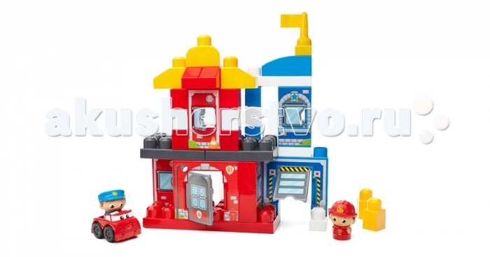 Конструктор Mega Bloks Mattel First Builders Команда спасателей (40 деталей)Mattel First Builders Команда спасателей (40 деталей) Конструктор Mega Bloks Mattel First Builders Команда спасателей (40 деталей)Mattel First Builders Команда спасателей (40 деталей)У вашего маленького героя появился шанс предотвратить беду с набором «Спасательный отряд» из серии First Builders от Mega Bloks! Блоки-панели позволяют быстрее строить более высокие здания, блоки с узором превращают здание в пожарную станцию или полицейской участок, а двери и окна на самом деле открываются! Используйте стандартные панели и блоки для создания места действия и добавления деталей. Набор «Спасательный отряд» позволяет построить здание до полуметра высотой и включает в себя одну фигурку пожарного Firefighter Block Buddy™, одну фигурку полицейского Police Officer Block Buddy™ и полицейскую машину, на которой можно мчаться на помощь друзьям, попавшим в беду! Идеально подходит для детей в возрасте от 1 до 5 лет Описание: Набор «Спасательный отряд» из шести панелей позволяет детям, которым нравится строить высокие здания, собрать здание высотой до полуметров. В набор входит 40 деталей, включая фигурки пожарного Firefighter Block Buddy™ и полицейского Police Officer Block Buddies™, полицейскую машину и блоки First Builders. Удобно для маленьких детских рук. Совместим с другими наборами серии First Builders.<br>