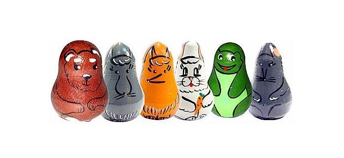 Деревянная игрушка Бэмби Матрешка ТеремокМатрешка Теремок Деревянная игрушка Бэмби Матрешка ТеремокМатрешка ТеремокМатрешка Теремок - исконно русская игрушка, появившаяся на свет еще в XIX веке. Если изначально матрешку создавали в виде круглолицой девушки в расписном сарафане, то впоследствии их стали украшать сюжетами из русских сказок и былин. Вот и эта матрешка создана по мотиву сказки Теремок. С помощью матрешки ребенок знакомится с основополагающими понятиями: большой- маленький, высокий - низкий, тоньше - толще. Игра с матрешкой развивает связную речь, фантазию, знакомит с навыками счета, сюжетной игры.<br>
