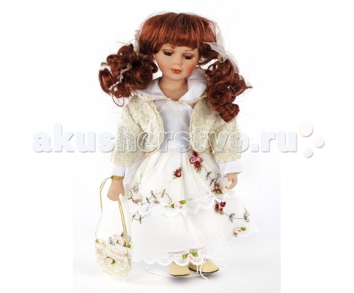 Angel Collection Кукла фарфоровая Фанни 12 30.5 смКукла фарфоровая Фанни 12 30.5 см Angel Collection Кукла фарфоровая Фанни 12 30.5 смКукла фарфоровая Фанни 12 30.5 смКаждая кукла, выпущенная в серии Angel Collection, обладает неповторимым образом - принцессы, феи, маленькие девочки, роскошные невесты и т.д. Изысканные наряды и очаровательная матовость фарфора превращают этих кукол в настоящее произведение искусства. Куклы сделаны из уникальной голубой глины. Фарфоровая красавица - это не просто игрушка, а также украшение для интерьера или ценный экспонат коллекции. Высота куклы: 30.5 см<br>