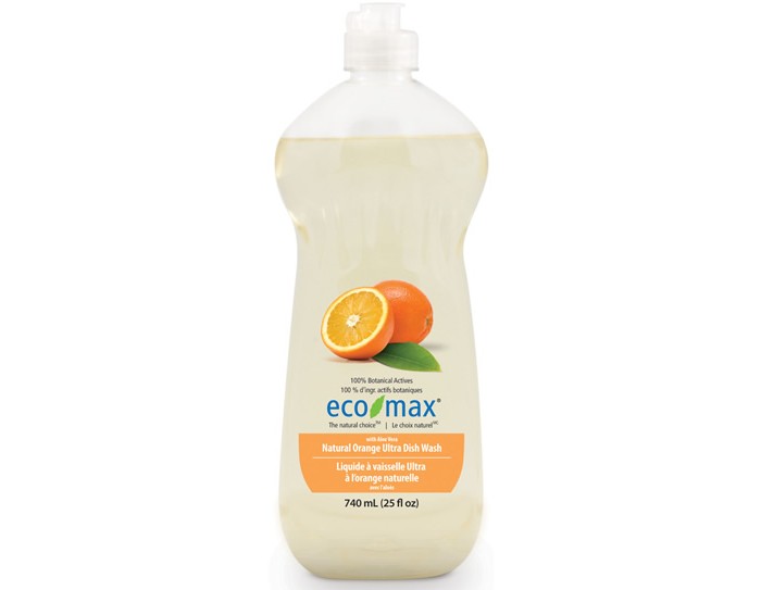 Eco-Max Средство для мытья посуды Апельсин 740 млСредство для мытья посуды Апельсин 740 мл Eco-Max Средство для мытья посуды Апельсин 740 млСредство для мытья посуды Апельсин 740 млEco-Max Средство для мытья посуды - Апельсин Natural Orange Ultra Dish Wash cодержит алоэ вера, обладающее увлажняющими и заживляющими свойствами. Натуральное эфирное масло апельсина придаёт свежий и приятный аромат. Способ применения: Для ежедневного мытья посуды нанести средство непосредственно на посуду и мыть тёплой водой с помощью губки или ткани. Затем смыть чистой водой. Для сильно загрязнённой или жирной посуды: наполнить раковину тёплой водой, добавить в воду моющее средство, а потом погрузить посуду в раковину. Оставить на некоторое время, чтобы легче отмыть грязь и жир, затем промыть посуду чистой тёплой водой. Не использовать в автоматических посудомоечных машинах. Хранить в недоступном для детей месте. Состав: Вода, ПАВ растительного происхождения, соль, пищевая лимонная кислота (из плодов лимона), растительный экстракт алоэ вера, натуральное эфирное масло апельсина и пищевой сорбат калия в качестве консерванта.<br>