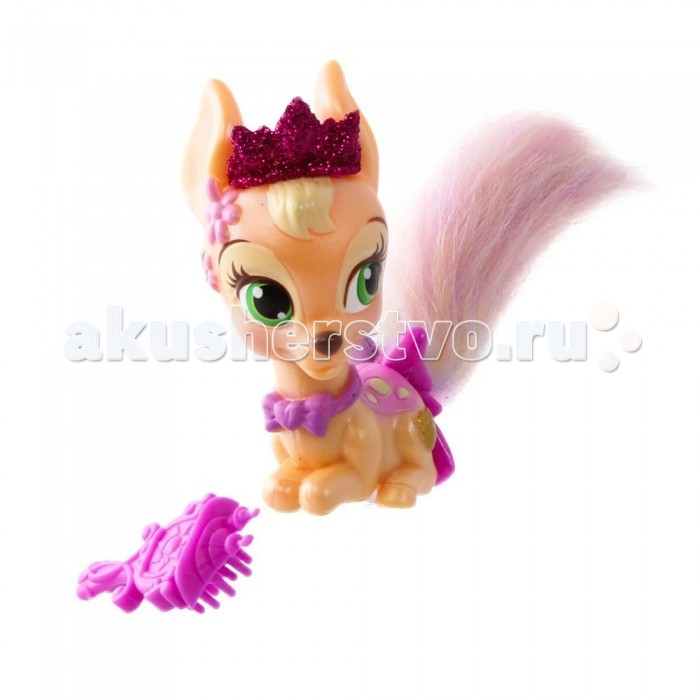 Palace Pets Игровой набор Олененок Лучик Питомец РапунцельИгровой набор Олененок Лучик Питомец Рапунцель Palace Pets Игровой набор Олененок Лучик Питомец РапунцельИгровой набор Олененок Лучик Питомец РапунцельPalace Pets Игровой набор Олененок Лучик Питомец Рапунцель обязательно понравится вашей малышке и займет ее внимание надолго. Особенности: От радужного хвостика, которым природа наградила Лучик, невозможно оторвать взгляд — его так и хочется взять и расчесать, и для этого в наборе с пластмассовой фигуркой любимого олененка Рапунцель находится небольшая щеточка. Сверкающую диадему, которой увенчана голова веселой обитательницы леса, можно снимать и надевать когда захочется.<br>
