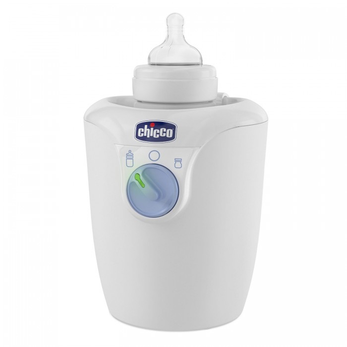 Chicco Подогреватель для бутылочек HomeПодогреватель для бутылочек Home Chicco Подогреватель для бутылочек HomeПодогреватель для бутылочек HomeОбновленный подогреватель для бутылочек Chicco облегчит мамины заботы в период грудного вскармливания и ночных кормлений малыша. Подогревание жидкости происходит равномерно за счет того, что подогреваемое питание погружено в воду, которая нагревается постепенно, равномерно и со всех сторон. По окончании цикла подогревания температура жидкости становится 37 градусов, что соответствует оптимальной и безопасной температуре питания для новорожденных. Подогреватель имеет два режима: подогревание бутылочки и подогревание маленькой баночки с детским питанием. Режимы выбираются с помощью удобного переключателя со световым индикатором. Об окончании подогревания свидетельствуют 5 звуковых сигналов. По окончании подогревания подогреватель продолжает подогревать бутылочку, и поддерживает тепло в течение 60 минут. Подогреватель подходит для бутылочек объемом 150, 250, 330 мл как для стеклянных, так и для пластиковых, а также для баночек с детским питанием. Время подогревания зависит от объема бутылочки, материала из которого сделана бутылочка (стекло/пластик) и от количества разогреваемого продукта, его исходной температуры.<br>