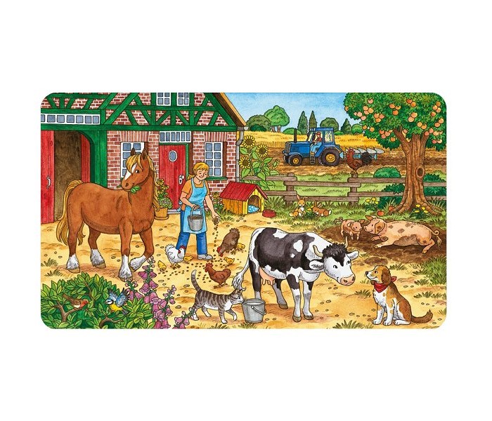 Ravensburger Пазл Жизнь на ферме 15 элементовПазл Жизнь на ферме 15 элементов Ravensburger Пазл Жизнь на ферме 15 элементовПазл Жизнь на ферме 15 элементовПаззл Ravensburger: От частицы к частице – всё высшее качество Отсутствие двух одинаковых деталей обеспечено использованием вручную изготовленного инструментария Частицы идеально соединяются Матовая поверхность исключает неприятные отблески Прочные детали не ломаются Изготовлено из экологического сырья Количество деталей паззла: 15 Размер картинки: 25х14.5 см. Материал: картон и бумага, части устойчивы к сгибанию<br>