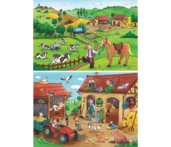 Ravensburger Пазл Работа на ферме 2х12 элементовПазл Работа на ферме 2х12 элементов Ravensburger Пазл Работа на ферме 2х12 элементовПазл Работа на ферме 2х12 элементовПаззл Ravensburger: От частицы к частице – всё высшее качество Отсутствие двух одинаковых деталей обеспечено использованием вручную изготовленного инструментария Частицы идеально соединяются Матовая поверхность исключает неприятные отблески Прочные детали не ломаются Изготовлено из экологического сырья Количество деталей паззла: 24 Размер картинки: 18х26 см. Материал: картон и бумага, части устойчивы к сгибанию<br>