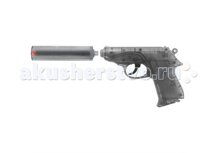Sohni-wicke Пистолет Специальный Агент PPK 25-зарядные Gun с глушителемПистолет Специальный Агент PPK 25-зарядные Gun с глушителем Sohni-wicke Пистолет Специальный Агент PPK 25-зарядные Gun с глушителемПистолет Специальный Агент PPK 25-зарядные Gun с глушителемИгрушечное оружие Sohni-wicke Пистолет Специальный АГЕНТ PPK 25-зарядные Gun с глушителем Пистолет «Специальный Агент PPK» - великолепное профессиональное оружие для детей-шпионов. Если ваш ребенок увлекается сериалами и фильмами про специальных агентов, то этот пистонный пистолет из прозрачного серого пластика подойдет ему как нельзя лучше! Ёмкость магазина: 25 зарядов Sohni-Wicke — это лучшее детское оружие от европейского производителя. Вся продукция компании выполнена из безопасных, экологичных, нетоксичных и качественных материалов. Обязательно ознакомьтесь с инструкцией и соблюдайте меры безопасности. Пистоны необходимо приобретать отдельно.<br>