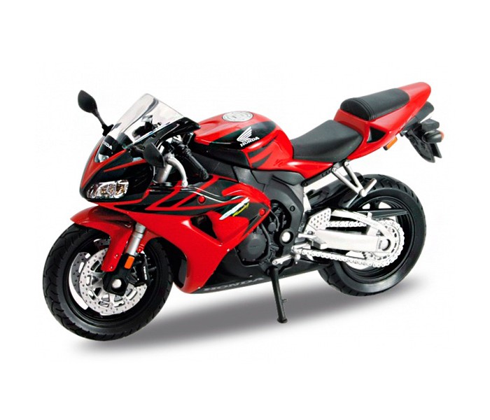 Welly Модель мотоцикла 1:18 Honda CBR1000RRМодель мотоцикла 1:18 Honda CBR1000RR Welly Модель мотоцикла 1:18 Honda CBR1000RRМодель мотоцикла 1:18 Honda CBR1000RRWelly Модель мотоцикл Honda CBR1000RR от Welly выполнена в точном соответствии с оригиналом. Все коллекционные модели Велли очень точные, потому что создаются по лицензии автопроизводителя. Прототип модели - мотоцикл Honda CBR1000RR, мощный спортбайк, способный развивать скорость до 257 км/ч. Редизайн модели был сделан в 2014 году - мотоцикл стал выглядеть более динамично и современно. Модель мотоцикла Welly окрашена в самые популярные для этого мотоцикла цвета - черный с красным. Модель хорошо детализирована, оснащена подножкой для устойчивости.<br>