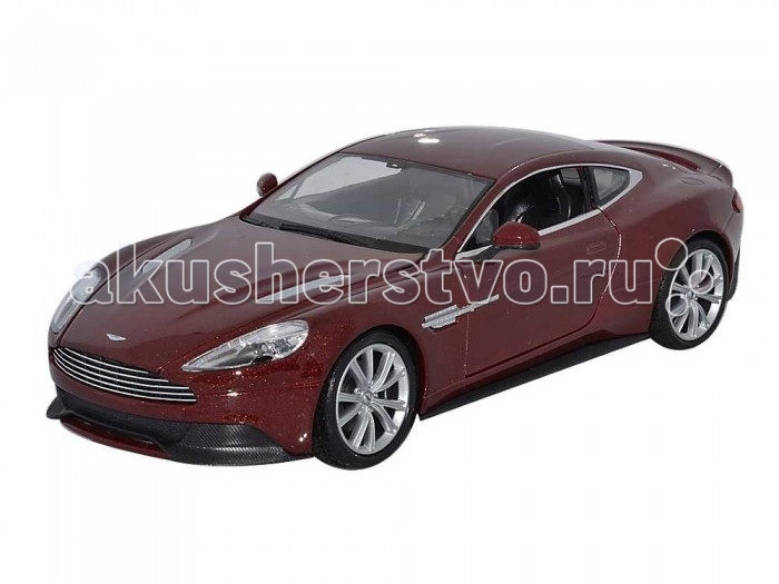 Welly Модель машины 1:24 Aston Martin VanquishМодель машины 1:24 Aston Martin Vanquish Welly Модель машины 1:24 Aston Martin VanquishМодель машины 1:24 Aston Martin VanquishКоллекционная модель британского флагманского спорт-кара Астон Мартин Ванквиш от знаменитого производителя детских игрушек Welly (Велли) впечатлит даже самого искушенного коллекционера масштабированных моделей авто, ведь именно на таком автомобиле разъезжал Джеймс Бонд в фильме «Умри, но не сейчас». Игрушка выполнена с высокой степенью детализации, очень аккуратно и качественно окрашена, оснащена функциональными (открывающимися) дверями и крышкой капота.<br>
