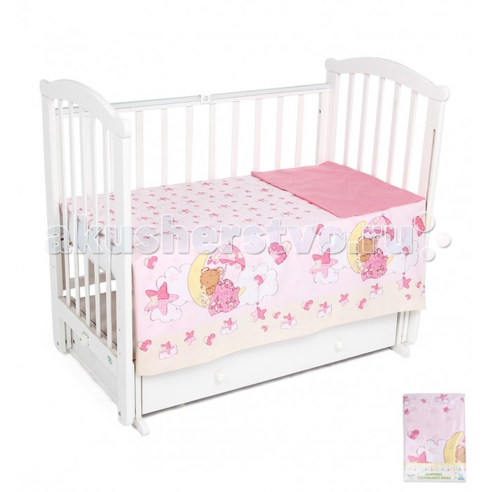 Постельное белье Leader Kids Мишкин сон (3 предмета)Мишкин сон (3 предмета) Постельное белье Leader Kids Мишкин сон (3 предмета)Мишкин сон (3 предмета)Комплект постельного белья Lider kids Мишкин сон (3 предмета) В семье совсем скоро появится малыш? В таком случае обязательно купите в детскую кроватку этот чудесный комплект из трех предметов. Ваш малыш будет в восторге от такого необыкновенного постельного набора. Комплект изготовлен из высококачественных материалов, а потому абсолютно безопасен для каждого маленького первооткрывателя. В этот комплект входит: простынь, наволочка, пододеяльник. Комплект создаст дополнительный комфорт и уют ребенку. Родителям не составит особого труда ухаживать за комплектом. Он превосходно стирается, легко гладится. В состав комплекта входит: наволочка 40x60 см пододеяльник 110x140 см простыня 90x150 см Материал - 100% натуральный хлопок - бязь<br>