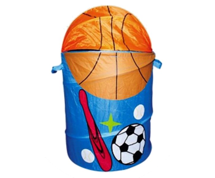 Shantou Gepai Корзина Спорт 45х50 смКорзина Спорт 45х50 см Shantou Gepai Корзина Спорт 45х50 смКорзина Спорт 45х50 смРебёнок станет с удовольствием убирать свои игрушки в эту яркую корзину! Теперь все игрушки можно спрятать с одно место! Корзина яркая, легкая, выполнена из прочной ткани и легко стирается. А крышка надежно защитит игрушки от пыли. При необходимости корзину легко сложить. Имеет каркас на гибкой пружине. Малыш с удовольствием приспособит ее для игр и пряток. Выполнена из экологически чистых материалов.<br>