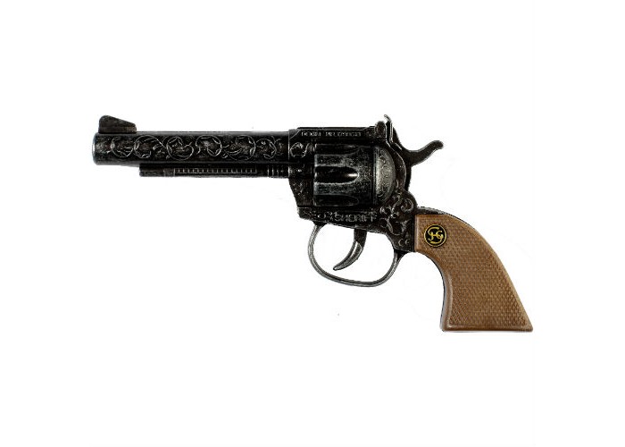 Schrodel Игрушечное оружие Пистолет Sheriff antiqueИгрушечное оружие Пистолет Sheriff antique Schrodel Игрушечное оружие Пистолет Sheriff antiqueИгрушечное оружие Пистолет Sheriff antiqueИгрушечное оружие Schrodel Пистолет Junior 20 — отличный подарок для маленьких любителей приключений, вестернов и борьбы со злом Пистолет – неотъемлемый атрибут любого шерифа. Далеко не всем гражданам достаточно серебряного блеска шерифского значка, с некоторыми преступниками можно разговаривать только на языке оружия. И еще какого оружия! Пистолет Sheriff antique – великолепная модель не только для шерифа, но и для всех ценителей настоящей эстетики оружия. Он создан немецким брендом Schrodel, специализирующемся на выпуске высококачественных пистолетов, ружей и винтовок для детей. Металлический ствол пистолета с крутящимся барабаном богато украшен изящной вязью, что делает это оружие настоящим произведением искусства. А сможете ли вы показать с ним свое искусством стрельбы? Размер: 17,5 см Schrodel — один из лучших немецких производителей игрушечного детского оружия отличного качества. Все игрушки компании выполнены из нетоксичных и качественных материалов, безопасных для здоровья ребенка. Обязательно ознакомьтесь с инструкцией и соблюдайте меры безопасности.<br>