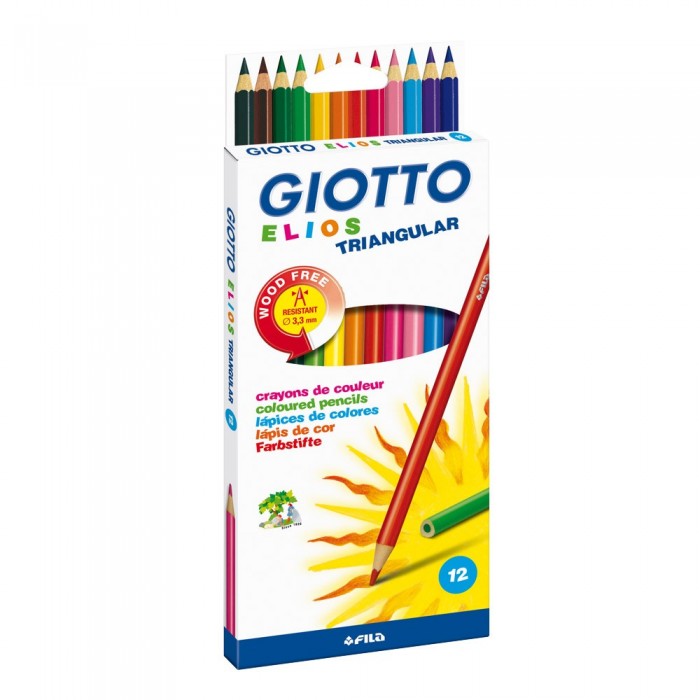 Giotto Elios Tri Цветные пластиковые 12 шт. от Акушерство Giotto Elios Tri Цветные пластиковые 12 шт. от Акушерство