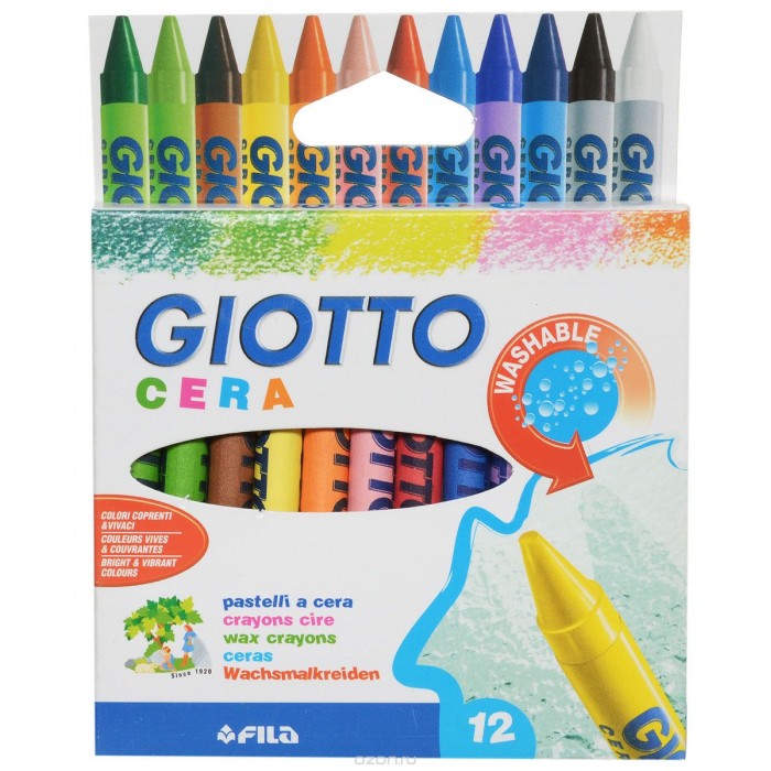 Giotto Восковые Cera 12 цветов от Акушерство Giotto Восковые Cera 12 цветов от Акушерство