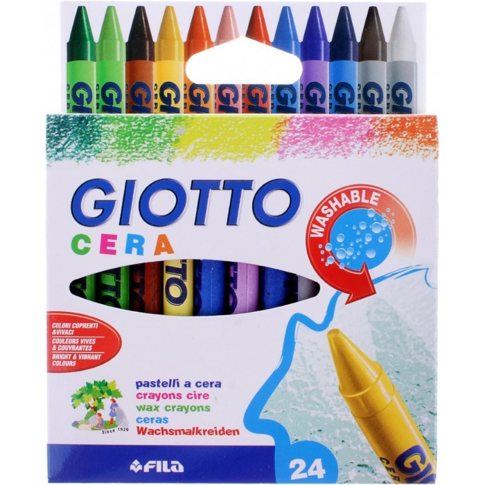 Giotto Восковые мелки Cera Ast 24 цвета от Акушерство Giotto Восковые мелки Cera Ast 24 цвета от Акушерство
